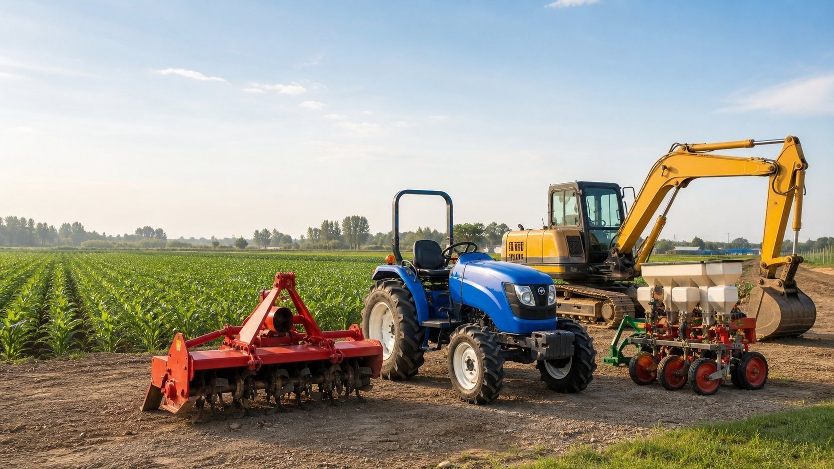 Agricultural machinery, spare parts and filters supplied by Qingdao Lavino